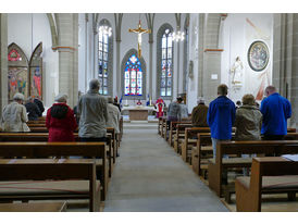 Bonifatiusandacht mit Weihbischof Prof. Dr. Karlheinz Diez in St. Crescentius (Foto: Karl-Franz Thiede)